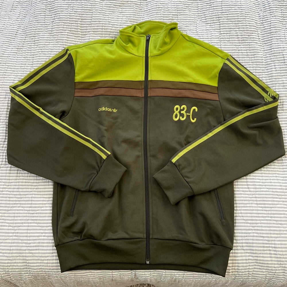 Adidas men Large 83-C J Mano retro tracksuit top
